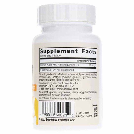 MK-7 Vitamin K2 90 Mcg, JRF